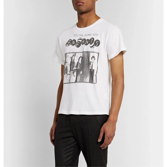 Enfants Riches Deprimes Graphic Print Crew Neck T-Shirt White Size Medium - Picture 1 of 7